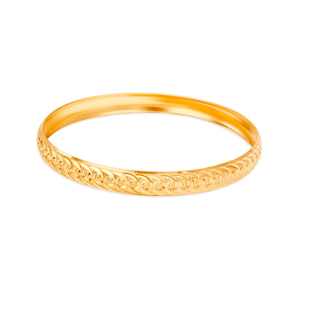 Brilliant Gold Bangle - Image 2